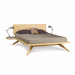 Astrid Maple Single Headboard Bed